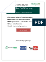 Online CAT Coaching: CAT 2018 Paper SLOT 2 (SOLVED)