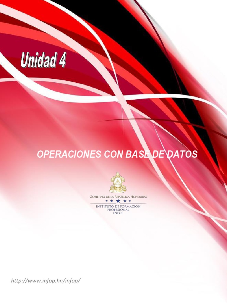 Unidad 4 - Operaciones Con Bases de Datos | PDF | Informática | Software
