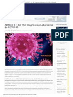 ARTIGO 1 - Ed. 163 - Diagnóstico Laboratorial Do COVID-19 - Newslab