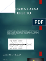 Diagrama y Causa de Efecto