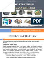 MATERI KULIAH REKAYASA GEOLOGI 2018 DASAR GEOLOGI Minggu 5)