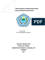 Pedoman Penyusunan Laporan Praktikum Teknologi Bahan Konstruksi