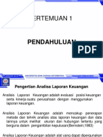 Analisa Laporan Keuangan Penting