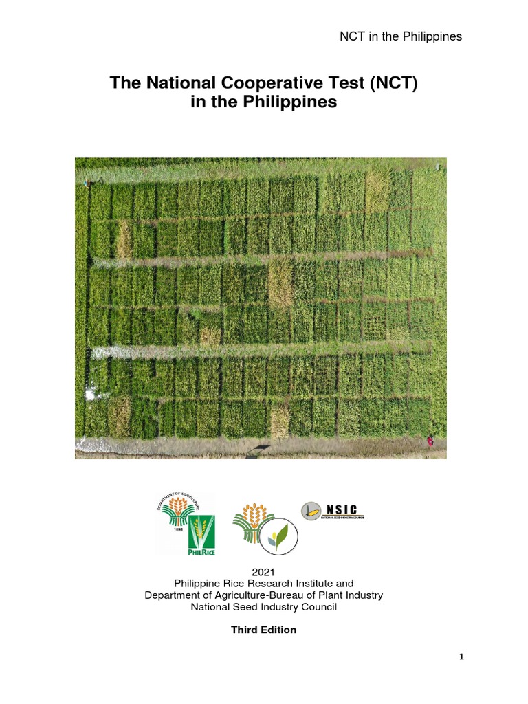 2021 The NCT Manual Jan18 | PDF | Rice | Agriculture