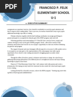 Francisco P. Felix Elementary School U-1: 1 - Executive Summary