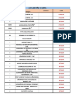 Lista de Materiais Casa Baix