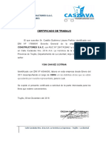 Certificado de Trabajo Topografo Janes PDF