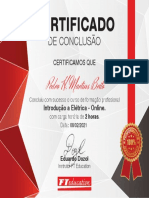 Certificate Introducao A Eletrica 5da4ca54c37ee594688b456f