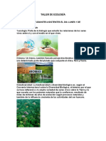 Taller de Ecología