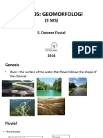 GL 3105: Geomorfologi: 5. Dataran Fluvial