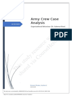 This Study Resource Was: Army Crew Case Analysis