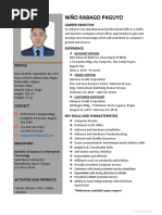 Niño Rabago Paguyo: Career Objective