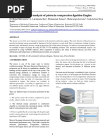 Thermo-Structural Analysis of Piston in Compression Ignition Engine