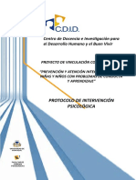 Protocolo Intervención Niños y Niñas 2a