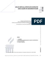 Mario Reggiardo - Derecho de Defensa y Defectos de Motivación Como Causales de Anulación Del Laudo