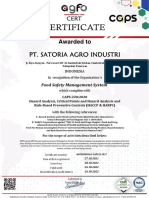 Certificate - CAPS 220.rev01