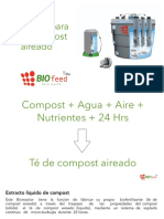 Bioreactores para Té de Compost Aireado