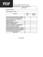 Pauta de Evaluación de Las E.T.S.