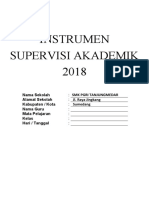 INSTRUMEN Supervisi Akademik 2018