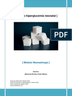 Protocolo HIPERGLUCEMIA NEONATAL. SP HGUA 2016