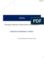 Dimensionamento de bueiros para drenagem de transportes