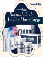 Receituário Cremagusto - Rocambole de Avelã e Morango