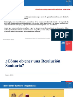 5-Cขmo obtener resoluciขn sanitaria