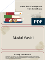 Modal Sosial Budaya, Mutu Pendidikan