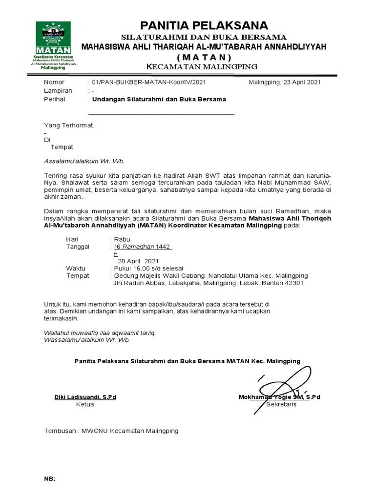 Undangan Bukber | PDF