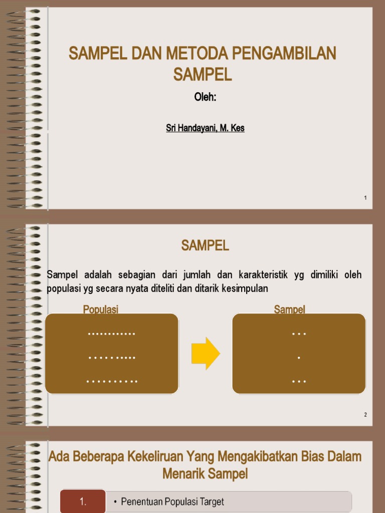 Metode dan Kriteria Pengambilan Sampel | PDF