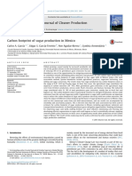 Carbon Footprint of Sugar Production in Mexico