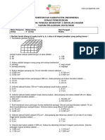 Soal PTS-UTS Matematika Kelas 5 Semester 2 T.A 2019-2020