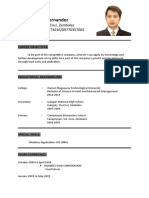 Ricky Fernandez Resume