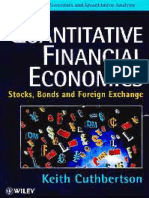 John Wiley Sons Quantitative Financial Economics Stocks Bonds and Foreign Exchange 1996