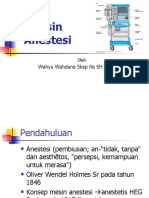 Mesin Anestesi: Wahyu Wahdana Skep Ns SH MM Mkep