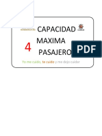 4 pasajeros