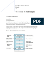 Processos de Fabricação (Atividade Discursiva)