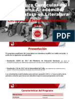 Malla Curricular Licenciatura Literatura