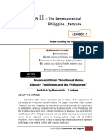 Pacia Aivelene - 1DVM A - A Value of Philippine Literature