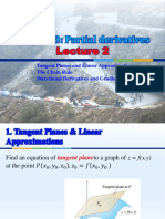 L32-Tangent Plane and Directional Derivatives