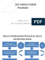 Metode Harga Pokok Pesanan