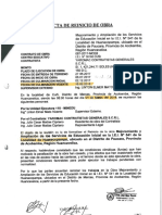 Acta de Reinicio de Obra