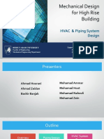 Mechanical Design For High Rise Building: HVAC & Piping System Design