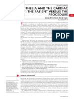 Anaesthesia and The Cardiac Patient: The Patient Versus The Procedure