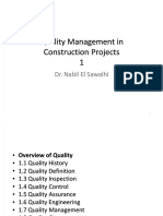 PDF Quality Management in Construction Projects 1 DR Nabil El Sawalhi Compress