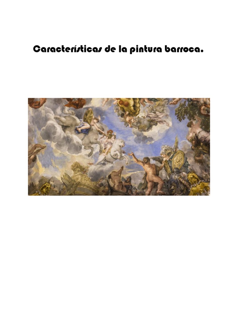 La Pintura Barroca | PDF | Imperio español | Pinturas