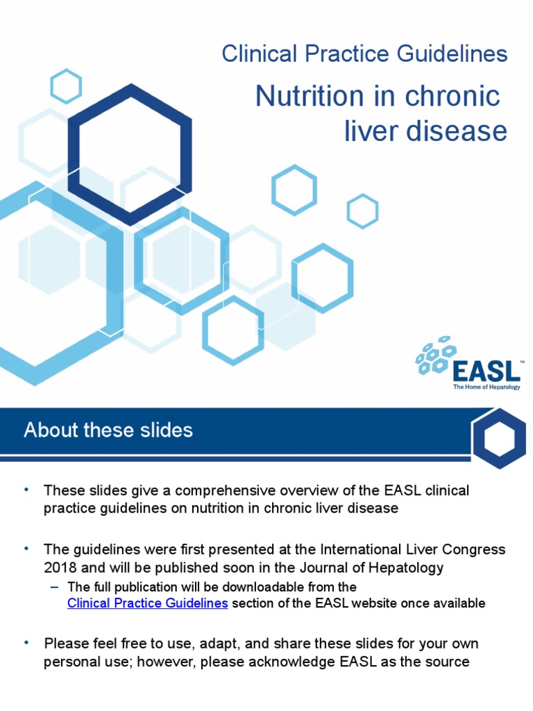 Nutrition in Chronic Liver Disease: Clinical Practice Guidelines | PDF ...