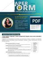 Journal of Psychopharmacology: Dra. Marina Toscano de Oliveira