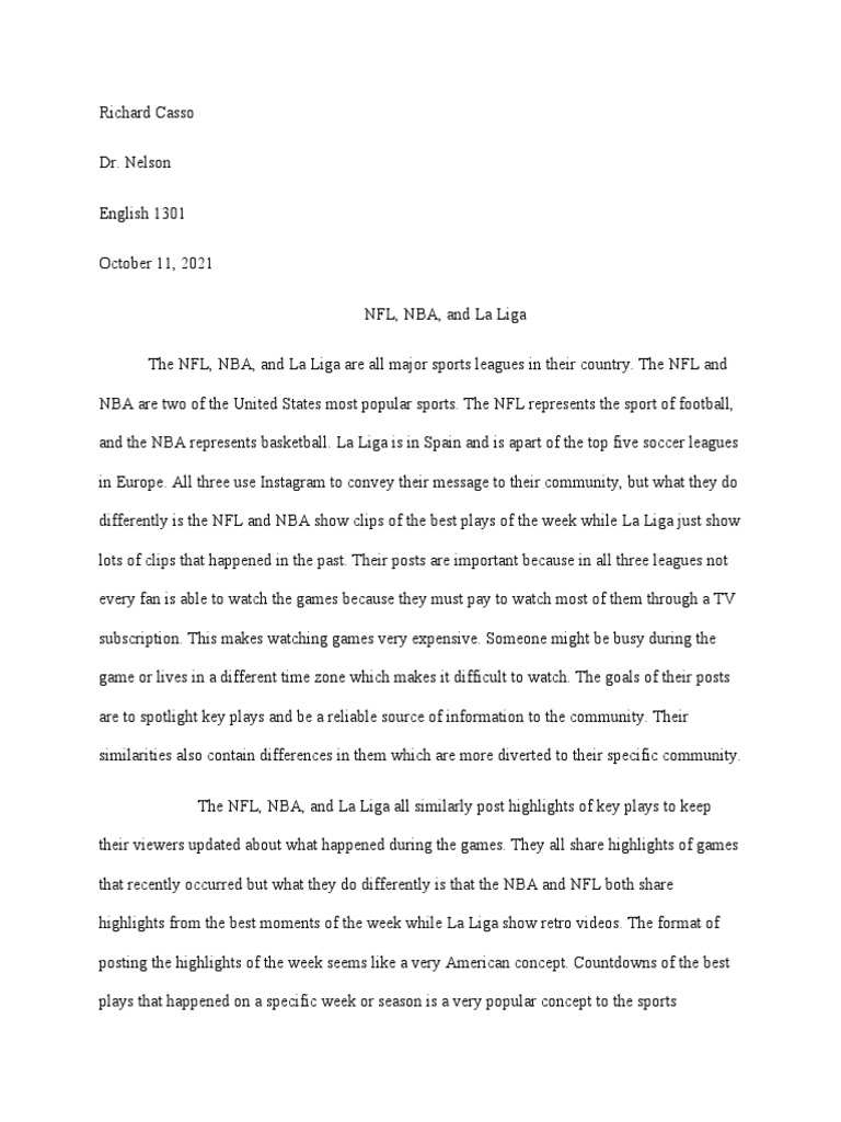 Social Media Strategies: NFL, NBA, La Liga | PDF | Tom Brady | New ...