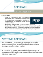 Systems Approach